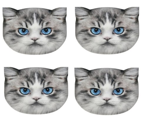 Zestaw podkładek na stół 4D Cats - LUNA Zestaw podkładek na stół 4D Cats - LUNA