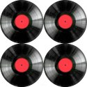 Zestaw podkładek na stół okrągłych 4DG (wersja pogrubiona) - VINYL Zestaw podkładek na stół okrągłych 4DG (wersja pogrubiona) - VINYL