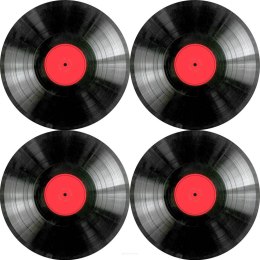 Zestaw podkładek na stół okrągłych 4DG (wersja pogrubiona) - VINYL