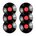 Zestaw podkładek na stół okrągłych 6D - VINYL Zestaw podkładek na stół okrągłych 6D - VINYL