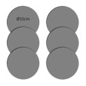 Zestaw podkładek na stół okrągłych 6D - VINYL Zestaw podkładek na stół okrągłych 6D - VINYL