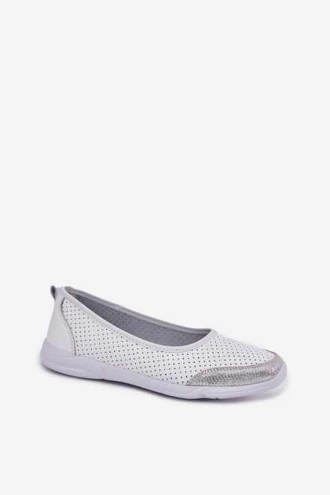 Baleriny Model Lucy 21PB32-3621 White - Step in style Step in style Baleriny Model Lucy 21PB32-3621 White - Step in style Step in style