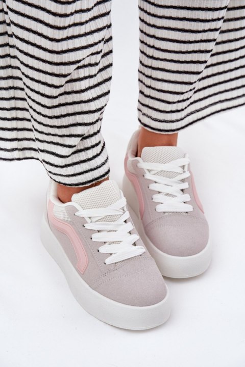 Buty Sportowe Model Tellnira BL606P Grey - Step in style Step in style Buty Sportowe Model Tellnira BL606P Grey - Step in style Step in style