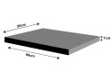 Materac ortopedyczny ORTO z pianką memory -XL 80x55x7cm - Robina Materac ortopedyczny ORTO z pianką memory -XL 80x55x7cm - Robina