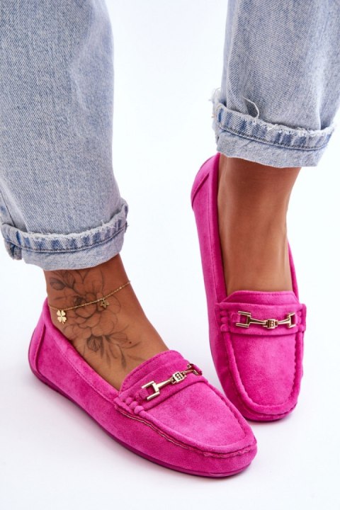 Mokasyny Model Corinell FT247 Pink - Step in style Step in style Mokasyny Model Corinell FT247 Pink - Step in style Step in style