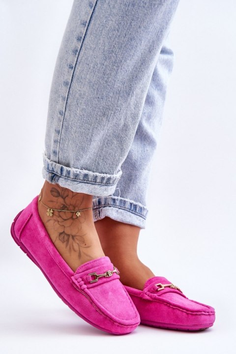 Mokasyny Model Corinell FT247 Pink - Step in style Step in style Mokasyny Model Corinell FT247 Pink - Step in style Step in style