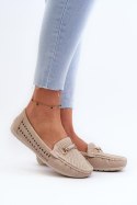 Mokasyny Model Kaydance VG251 Beige - Step in style Step in style Mokasyny Model Kaydance VG251 Beige - Step in style Step in style