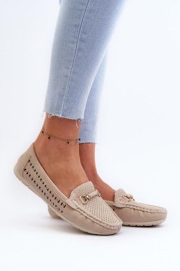 Mokasyny Model Kaydance VG251 Beige - Step in style Step in style