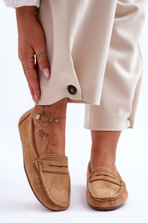 Mokasyny Model Lenvie FT245 Camel - Step in style Step in style Mokasyny Model Lenvie FT245 Camel - Step in style Step in style