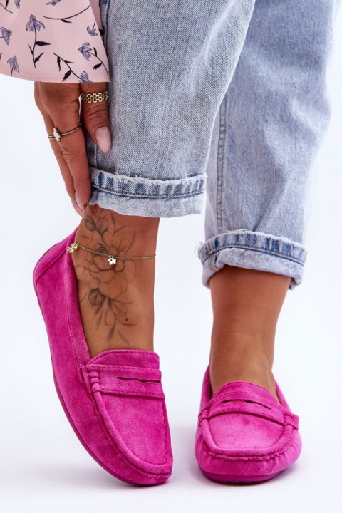 Mokasyny Model Lenvie FT245 Pink - Step in style Step in style Mokasyny Model Lenvie FT245 Pink - Step in style Step in style