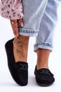 Mokasyny Model Rabell DF711 Black - Step in style Step in style Mokasyny Model Rabell DF711 Black - Step in style Step in style