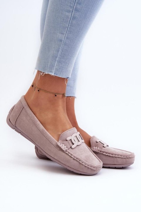 Mokasyny Model Rabell DF711 Violet - Step in style Step in style Mokasyny Model Rabell DF711 Violet - Step in style Step in style