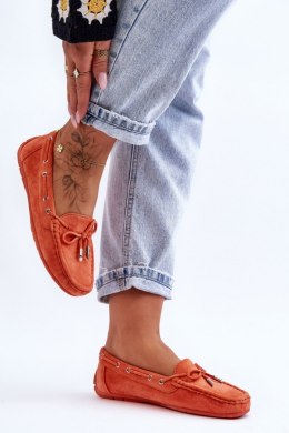 Mokasyny Model Si Passione FT246 Orange - Step in style Step in style