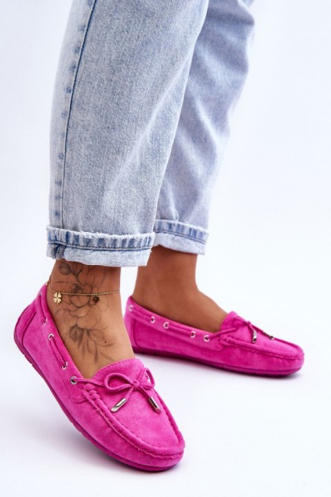 Mokasyny Model Si Passione FT246 Pink - Step in style Step in style Mokasyny Model Si Passione FT246 Pink - Step in style Step in style