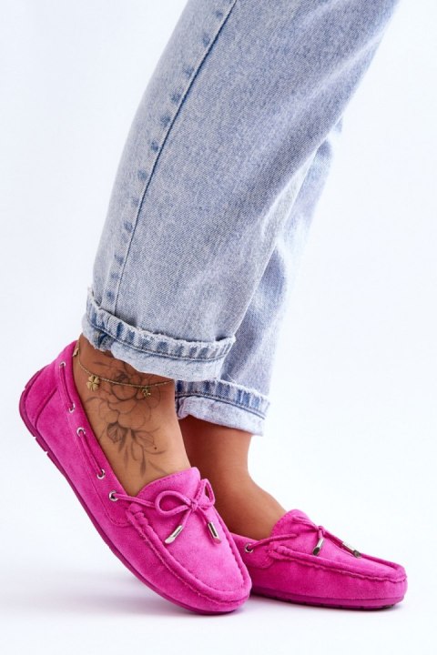 Mokasyny Model Si Passione FT246 Pink - Step in style Step in style Mokasyny Model Si Passione FT246 Pink - Step in style Step in style