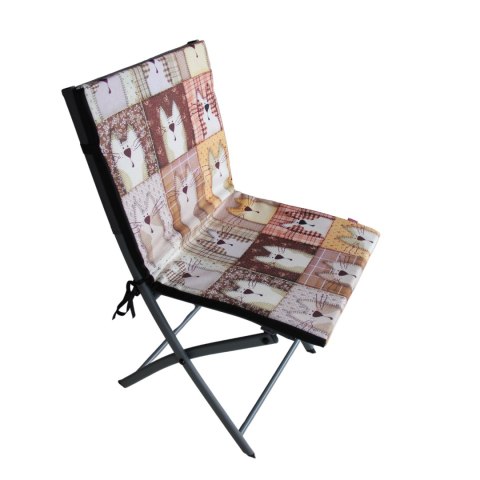 Poduszka wodoodporna na krzesło z oparciem TIP 80x40 cm Pexeso Beige Poduszka wodoodporna na krzesło z oparciem TIP 80x40 cm Pexeso Beige