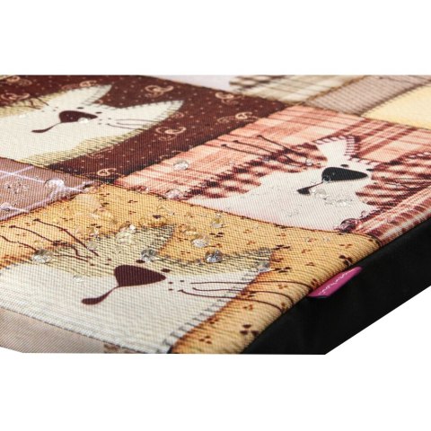 Poduszka wodoodporna na krzesło z oparciem TIP 80x40 cm Pexeso Beige Poduszka wodoodporna na krzesło z oparciem TIP 80x40 cm Pexeso Beige