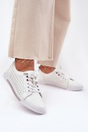 Półbuty Model S.Barski LR51-587 White - Step in style Step in style Półbuty Model S.Barski LR51-587 White - Step in style Step in style