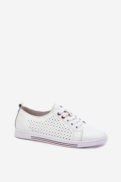 Półbuty Model S.Barski LR51-587 White - Step in style Step in style Półbuty Model S.Barski LR51-587 White - Step in style Step in style
