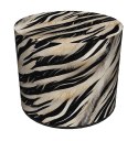 Pufa Codura wodoodporna do domu i ogrodu - Zebra New Pufa Codura wodoodporna do domu i ogrodu - Zebra New