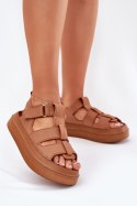 Sandały Model Nitavelia 100-429 Camel - Step in style Step in style