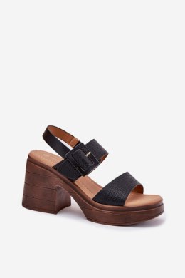 Sandały Model Vinceza 17387 Black - Step in style Step in style