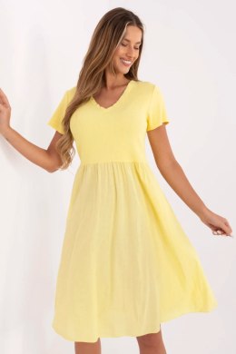 Sukienka Model DHJ-SK-25370.85 Light Yellow - Italy Moda Italy Moda