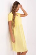 Sukienka Model DHJ-SK-25370.85 Light Yellow - Italy Moda Italy Moda Sukienka Model DHJ-SK-25370.85 Light Yellow - Italy Moda Italy Moda