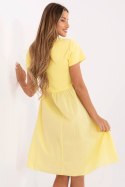 Sukienka Model DHJ-SK-25370.85 Light Yellow - Italy Moda Italy Moda Sukienka Model DHJ-SK-25370.85 Light Yellow - Italy Moda Italy Moda