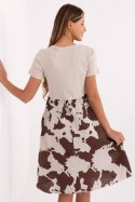 Sukienka Model DHJ-SK-253701.80 Beige - Italy Moda Italy Moda