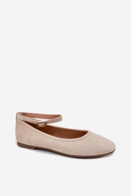 Baleriny Model Deomira 9988-80 Beige - Step in style Step in style
