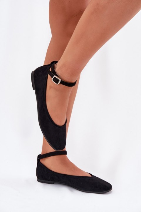 Baleriny Model Deomira 9988-80 Black - Step in style Step in style Baleriny Model Deomira 9988-80 Black - Step in style Step in style