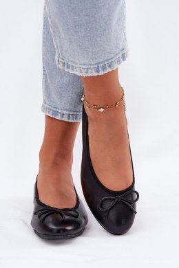 Baleriny Model Maciejka P6800-01 Black - Step in style Step in style
