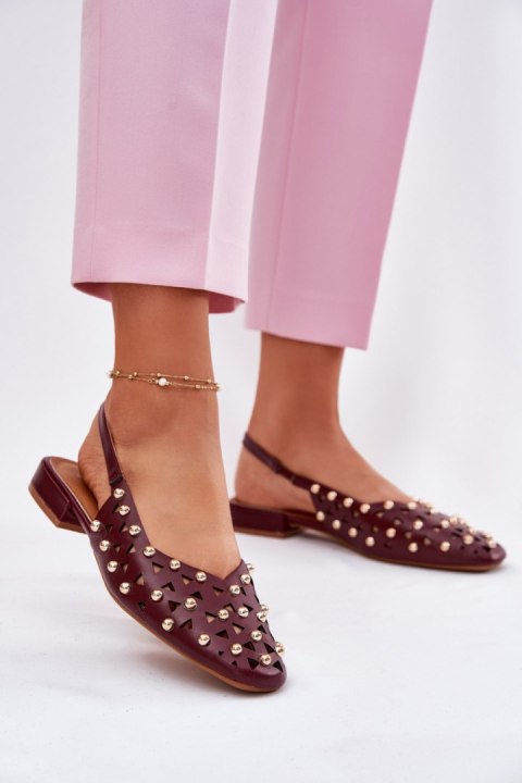 Baleriny Model Nilarisela G471 Bordo - Step in style Step in style Baleriny Model Nilarisela G471 Bordo - Step in style Step in style