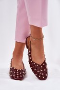 Baleriny Model Nilarisela G471 Bordo - Step in style Step in style Baleriny Model Nilarisela G471 Bordo - Step in style Step in style