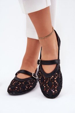 Baleriny Model Orphali C-674 Black - Step in style Step in style