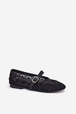 Baleriny Model Orphali C-674 Black - Step in style Step in style