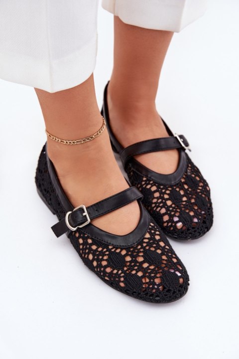 Baleriny Model Orphali C-674 Black - Step in style Step in style Baleriny Model Orphali C-674 Black - Step in style Step in style