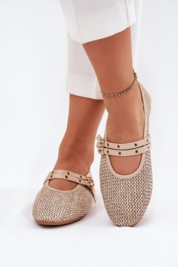 Baleriny Model Partheda 2201 Beige - Step in style Step in style