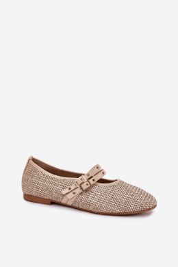 Baleriny Model Partheda 2201 Beige - Step in style Step in style