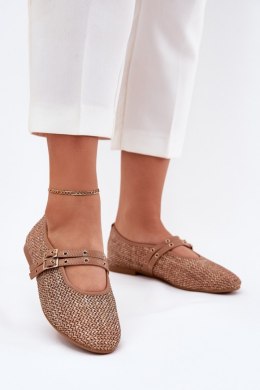 Baleriny Model Partheda 2201 Khaki - Step in style Step in style