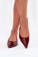 Baleriny Model Testori UC-170 Bordo - Step in style Step in style Baleriny Model Testori UC-170 Bordo - Step in style Step in style