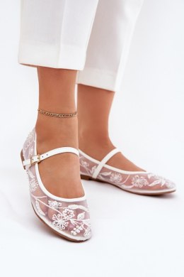 Baleriny Model Tillilora C-798 White - Step in style Step in style
