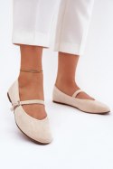 Baleriny Model Tirilina A336-6 Beige - Step in style Step in style Baleriny Model Tirilina A336-6 Beige - Step in style Step in style