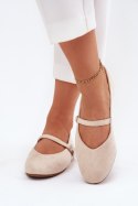 Baleriny Model Tirilina A336-6 Beige - Step in style Step in style Baleriny Model Tirilina A336-6 Beige - Step in style Step in style