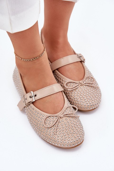 Baleriny Model Zdivisa 1861 Beige - Step in style Step in style Baleriny Model Zdivisa 1861 Beige - Step in style Step in style