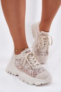 Buty Sportowe Model Jelhiris SF-69 Beige - Step in style Step in style Buty Sportowe Model Jelhiris SF-69 Beige - Step in style Step in style