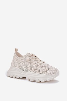 Buty Sportowe Model Jelhiris SF-69 Beige - Step in style Step in style