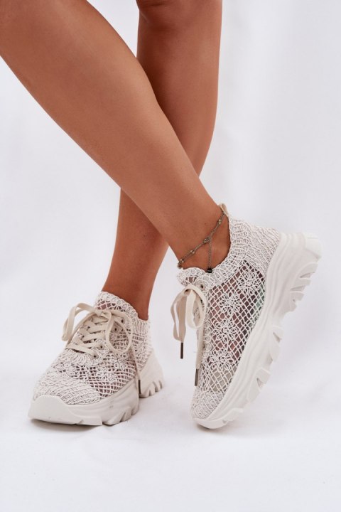Buty Sportowe Model Jelhiris SF-69 Beige - Step in style Step in style Buty Sportowe Model Jelhiris SF-69 Beige - Step in style Step in style