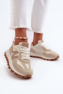 Buty Sportowe Model Kalelia PC231 Beige - Step in style Step in style Buty Sportowe Model Kalelia PC231 Beige - Step in style Step in style